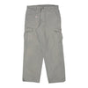 Vintage grey Wrangler Cargo Trousers - mens 34" waist