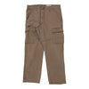 Vintage brown Wrangler Cargo Trousers - mens 34" waist