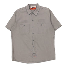  Vintage grey Dickies Short Sleeve Shirt - mens x-large