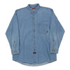 Vintage blue Dickies Denim Shirt - mens x-large