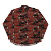 Vintage red Columbia Patterned Shirt - mens x-large