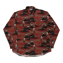  Vintage red Columbia Patterned Shirt - mens x-large