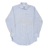 Burberry Striped Shirt - Medium Blue Cotton