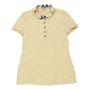 Burberry Brit Polo Shirt - Small Yellow Cotton