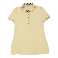  Burberry Brit Polo Shirt - Small Yellow Cotton