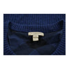 Burberry Brit Jumper Dress - Small Blue Wool Blend