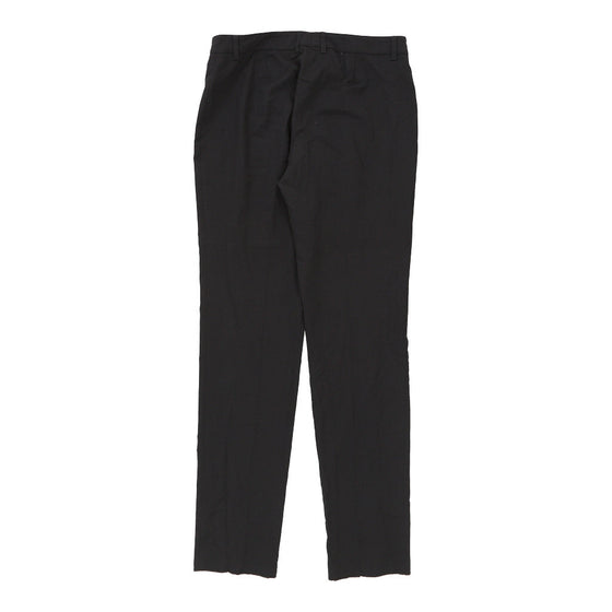 Burberry London Trousers - 31W UK 10 Black Virgin Wool