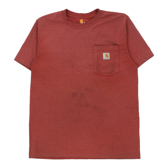 Vintage burgundy Carhartt T-Shirt - mens medium