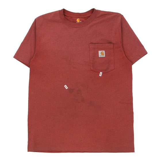 Vintage burgundy Carhartt T-Shirt - mens medium