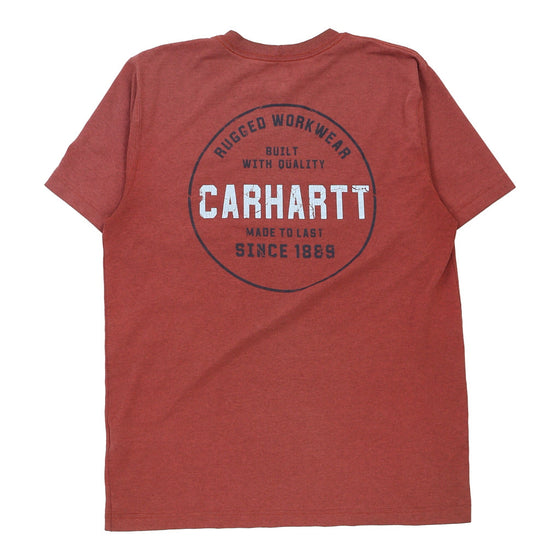 Vintage burgundy Carhartt T-Shirt - mens medium