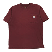  Vintage burgundy Carhartt T-Shirt - mens medium