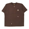 Vintage brown Carhartt T-Shirt - mens large