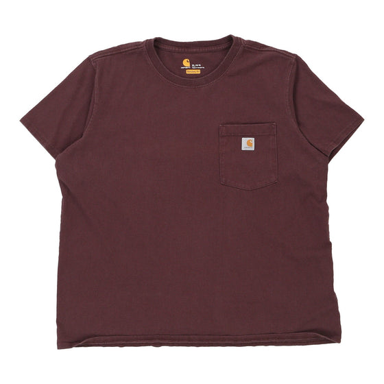 Vintage burgundy Age 14-16 Carhartt T-Shirt - boys x-large