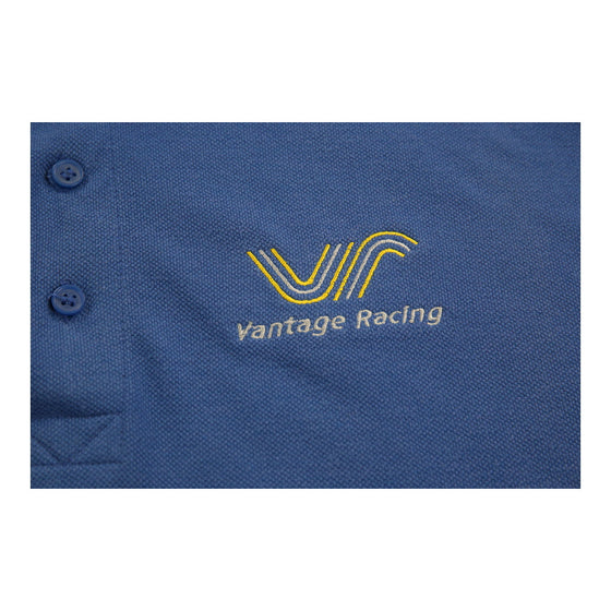 Vintage blue Vantage Racing Henbury Polo Shirt - mens xxx-large