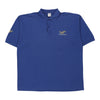 Vintage blue Vantage Racing Jerzees Polo Shirt - mens xx-large