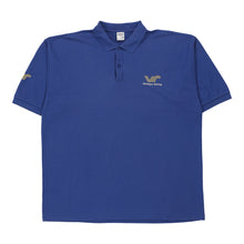  Vintage blue Vantage Racing Jerzees Polo Shirt - mens xx-large