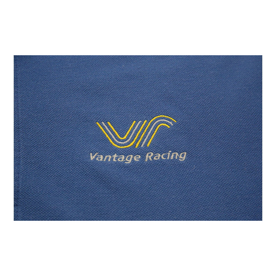 Vintage blue Vantage Racing Henbury Polo Shirt - mens xxx-large