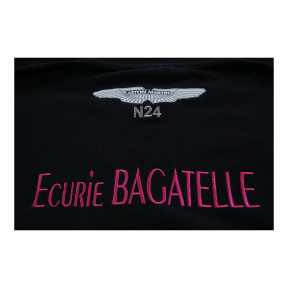 Vintage black Aston Martin N24, Ecurie Bagatelle Hanes Polo Shirt - mens xx-large