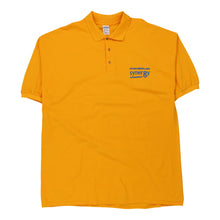  Vintage yellow Chamberlain Synergy Motorsport  Gildan Polo Shirt - mens xx-large