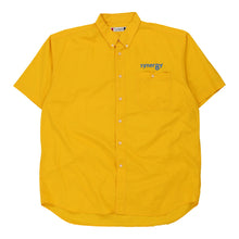  Vintage yellow Synergy Clique Short Sleeve Shirt - mens xx-large