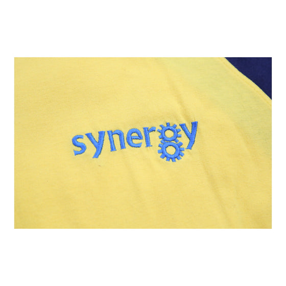 Vintage yellow Synergy Clique T-Shirt - mens xx-large