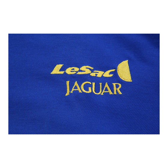 Vintage blue Le Sac Jaguar Jerzees Polo Shirt - mens xx-large