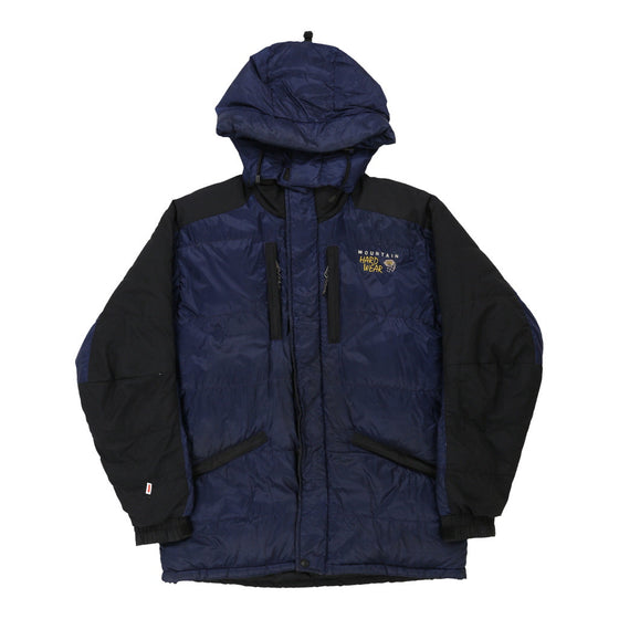 Vintage navy Mountain Hard Wear Puffer - mens small