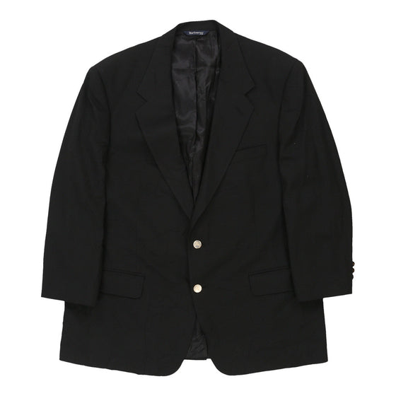 Vintage black Burberry Blazer - mens xx-large