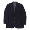 Vintage navy Burberry Blazer - mens x-large