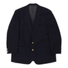 Vintage navy Burberry Blazer - mens xx-large