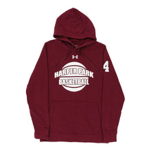  Harper Park Basketball Under Armour Hoodie - Small Burgundy Cotton Blend - Thrifted.com