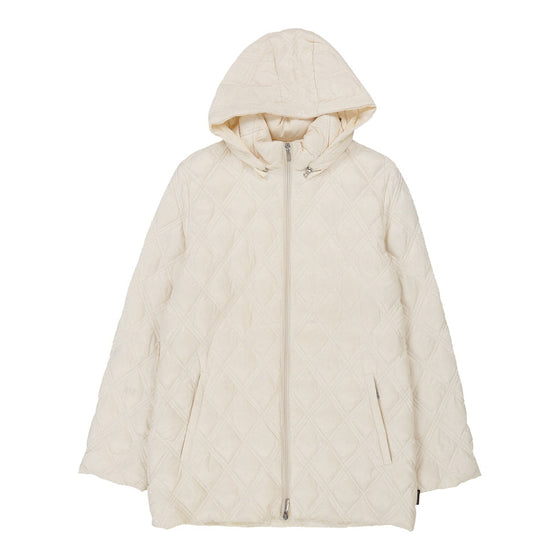 Vintage white Moncler Coat - womens medium