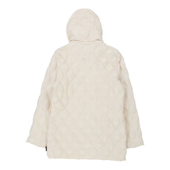 Vintage white Moncler Coat - womens medium