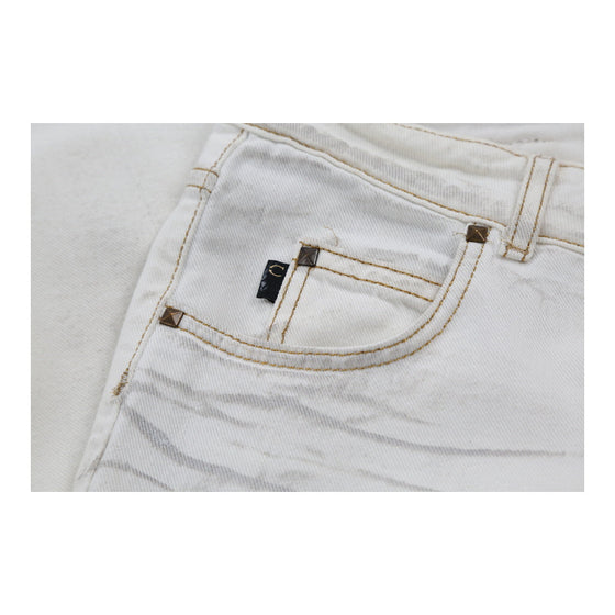 Vintage white Just Cavalli Jeans - womens 36" waist