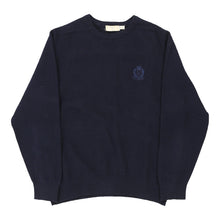  Vintage navy Valentino Jumper - mens large