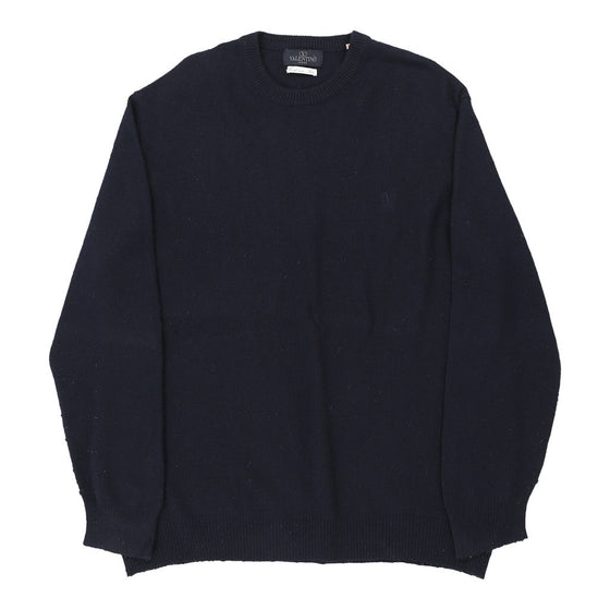 Vintage navy Valentino Jumper - mens xxx-large