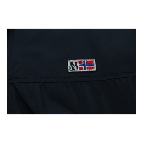 Vintage black Napapijri Jacket - mens xxx-large