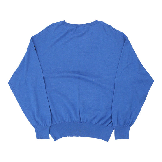 Vintage blue Les Copains Jumper - mens x-large