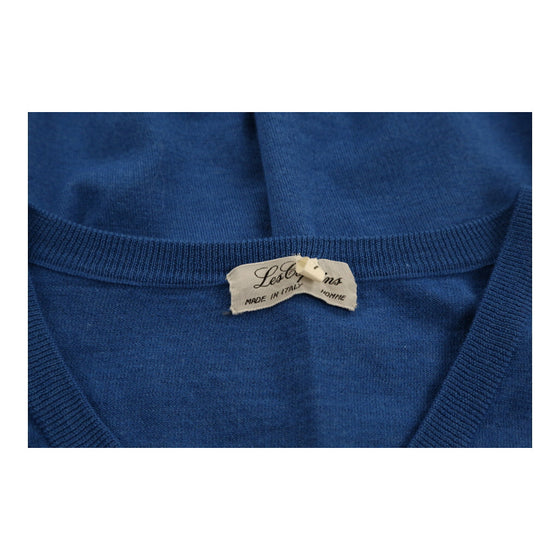 Vintage blue Les Copains Jumper - mens x-large