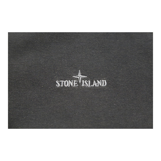 Vintage grey Stone Island Polo Shirt - mens x-large