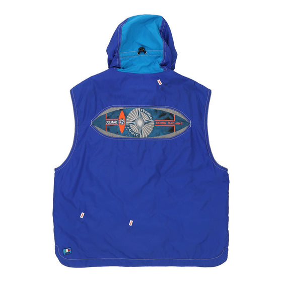 Vintage blue Colmar Gilet - mens x-large