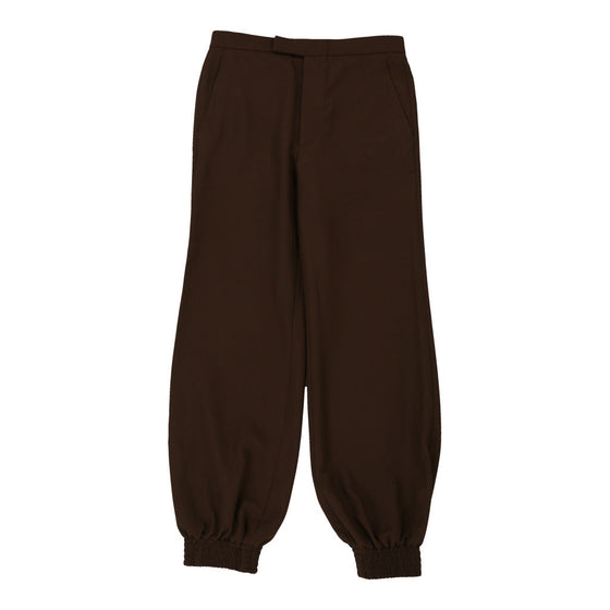 Gucci Trousers - 32W UK 14 Brown Cotton Blend