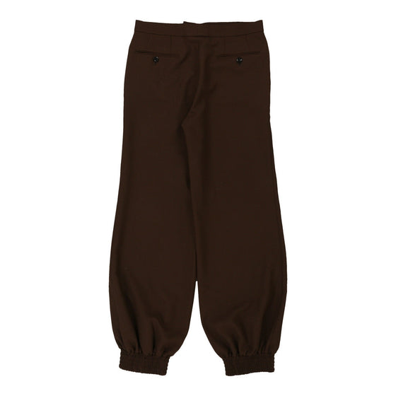 Gucci Trousers - 32W UK 14 Brown Cotton Blend