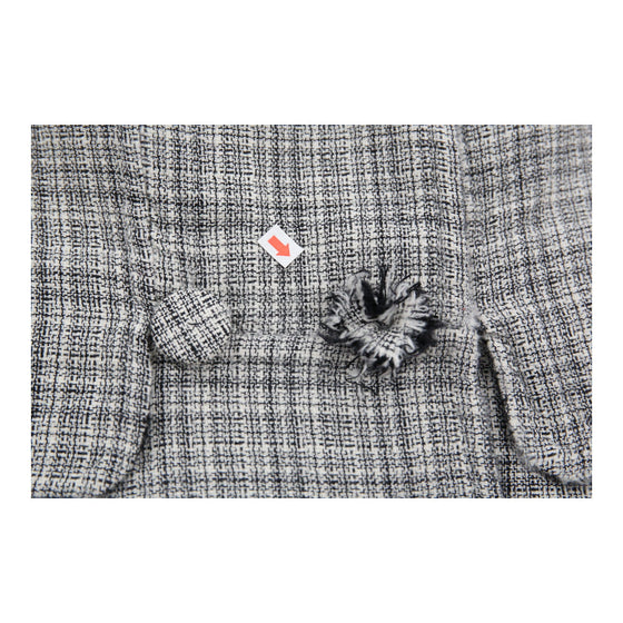 Fendi Checked Jacket - Medium Grey Wool Blend