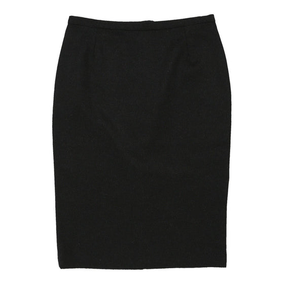 Dolce & Gabbana Pencil Skirt - 32W UK 12 Black Wool Blend