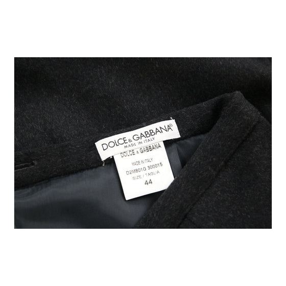 Dolce & Gabbana Pencil Skirt - 32W UK 12 Black Wool Blend