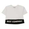 Best Company T-Shirt - Medium White Cotton