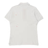 Vintage white Burberry London Polo Shirt - mens small