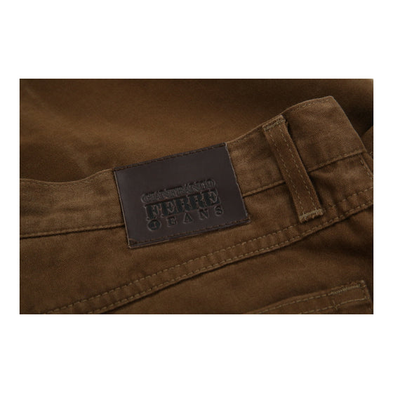 Vintage brown Gianfranco Ferre Trousers - mens 36" waist