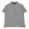 Vintage grey Les Copains Polo Shirt - mens large